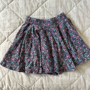 Tucker + Tate Multicolor Geometric Skirt- Girls Sz 5